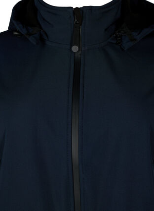Softshell-Jacke mit abnehmbarer Kapuze, Night Sky, Packshot image number 2