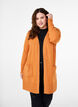Strickjacke mit Rippenstrick und Taschen, Orange, Model image number 0