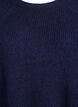 Ripppullover mit 3/4-&Auml;rmeln, Blau, Packshot image number 2