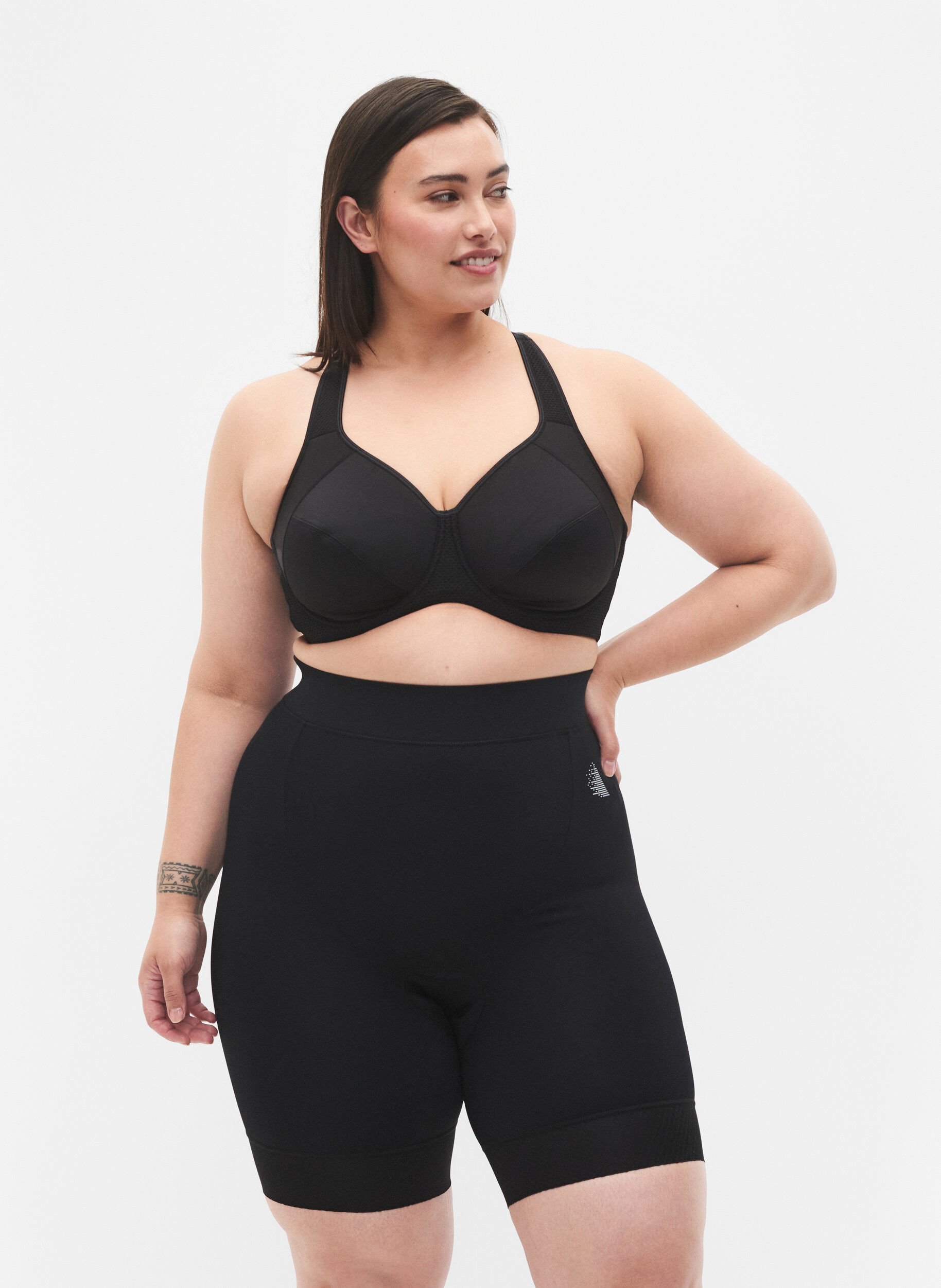 ZizziFahrrad-/Spinning-Shorts, Black, Model image number 2