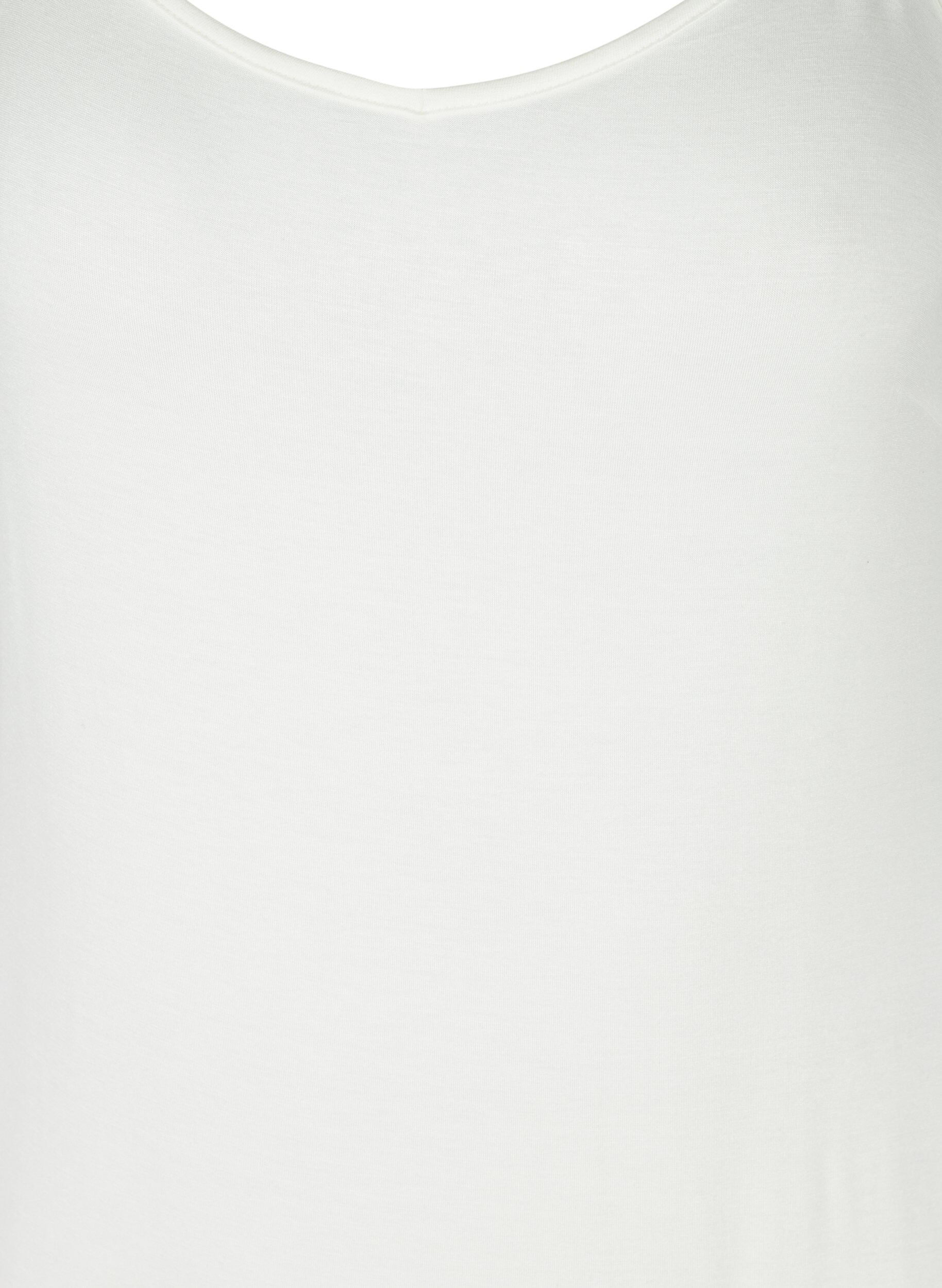 ZizziEinfarbiges Unterkleid aus Viskose, Wei&szlig;, Packshot image number 2