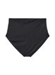 Bikini-Unterteil mit hoher Taille, Schwarz, Packshot image number 1