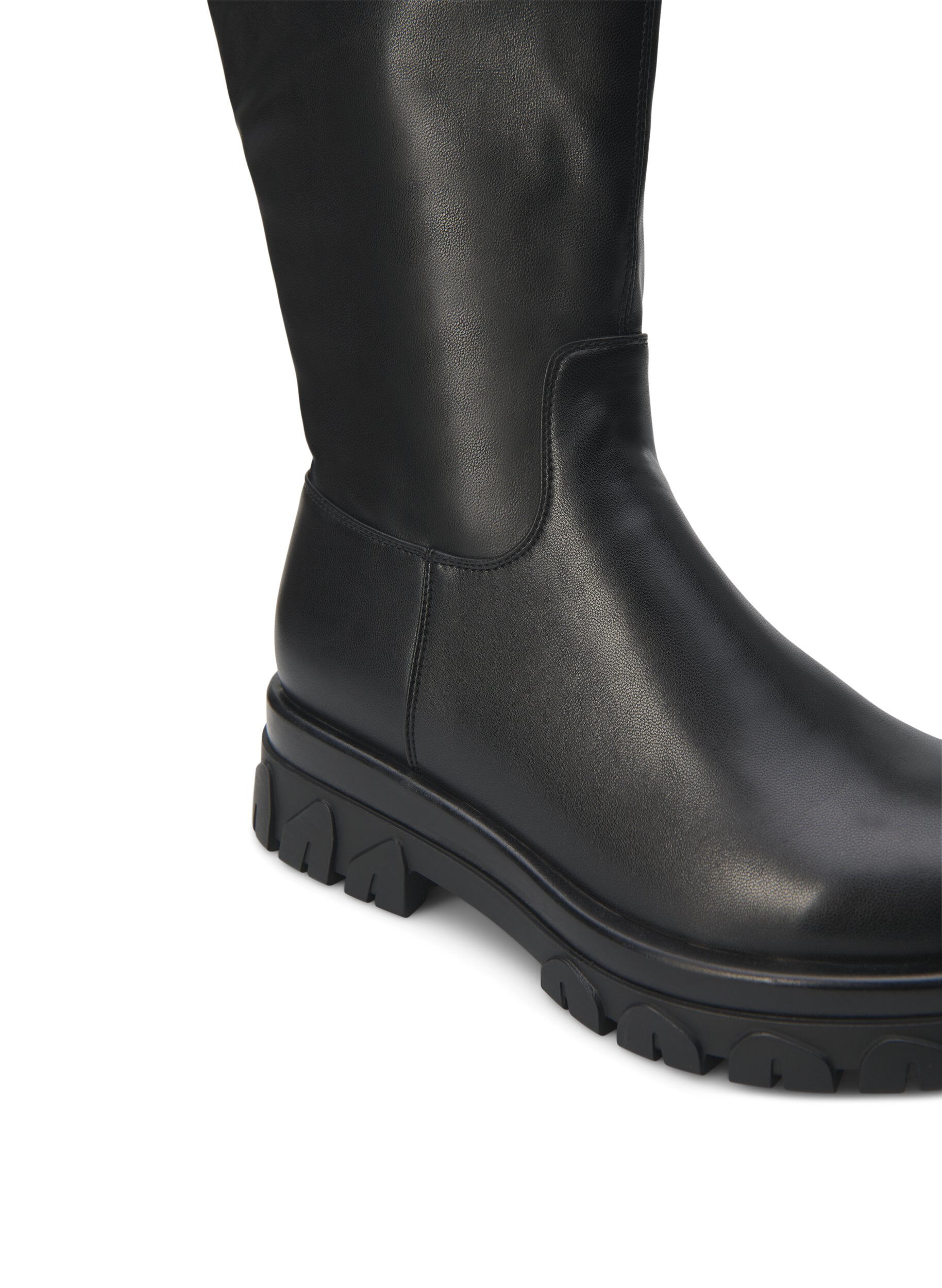ZizziStiefel mit langem Schaft, Schwarz, Packshot image number 3