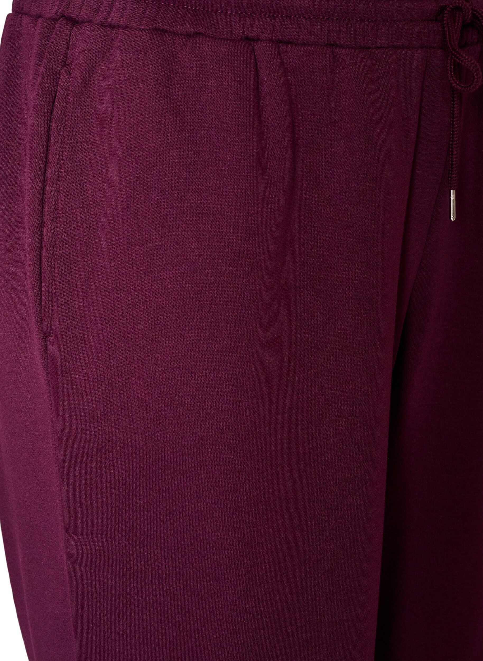ZizziHoch taillierte Sweatpants mit Kordelzug, Lila, Packshot image number 2