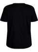 T-Shirt mit Print, Schwarz, Packshot image number 1
