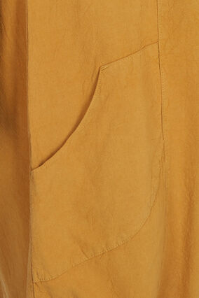 Kleid mit Taschen, Golden Yellow, Packshot image number 2