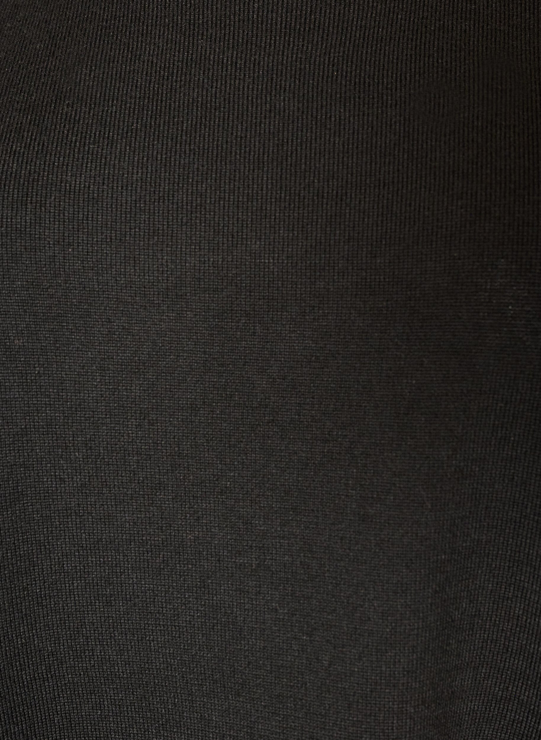 ZizziStrickbluse mit Lageneffekt und Spitzenbesatz, Schwarz, Packshot image number 2