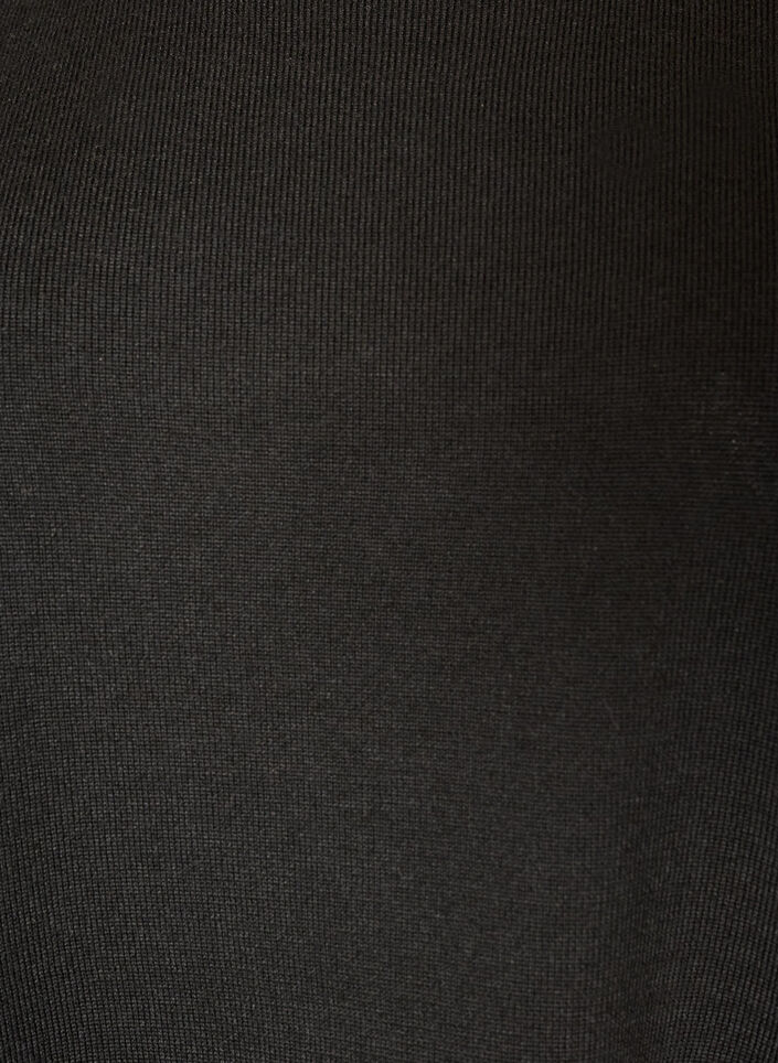 Strickbluse mit Lageneffekt und Spitzenbesatz, Schwarz, Packshot image number 2