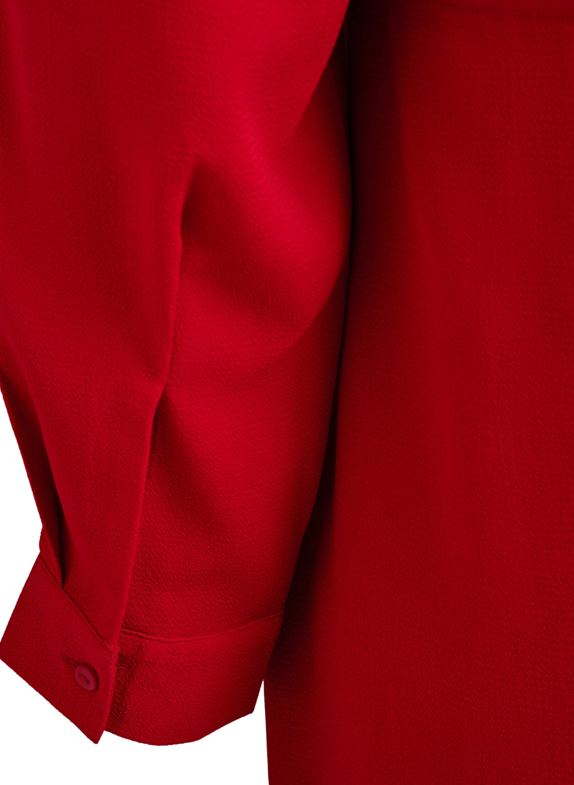 ZizziKnielanges Kleid mit Bindeg&uuml;rtel, Rot, Packshot image number 4