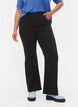 Flared Jeans mit extra hoher Taille, Schwarz, Model image number 2