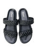 Wide Fit Sandalen aus Leder, Black, Packshot image number 3