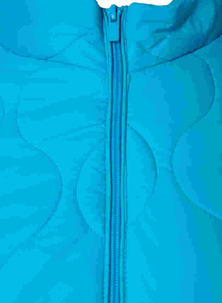 Steppjacke mit Reißverschluss und Taschen, River Blue, Packshot image number 2
