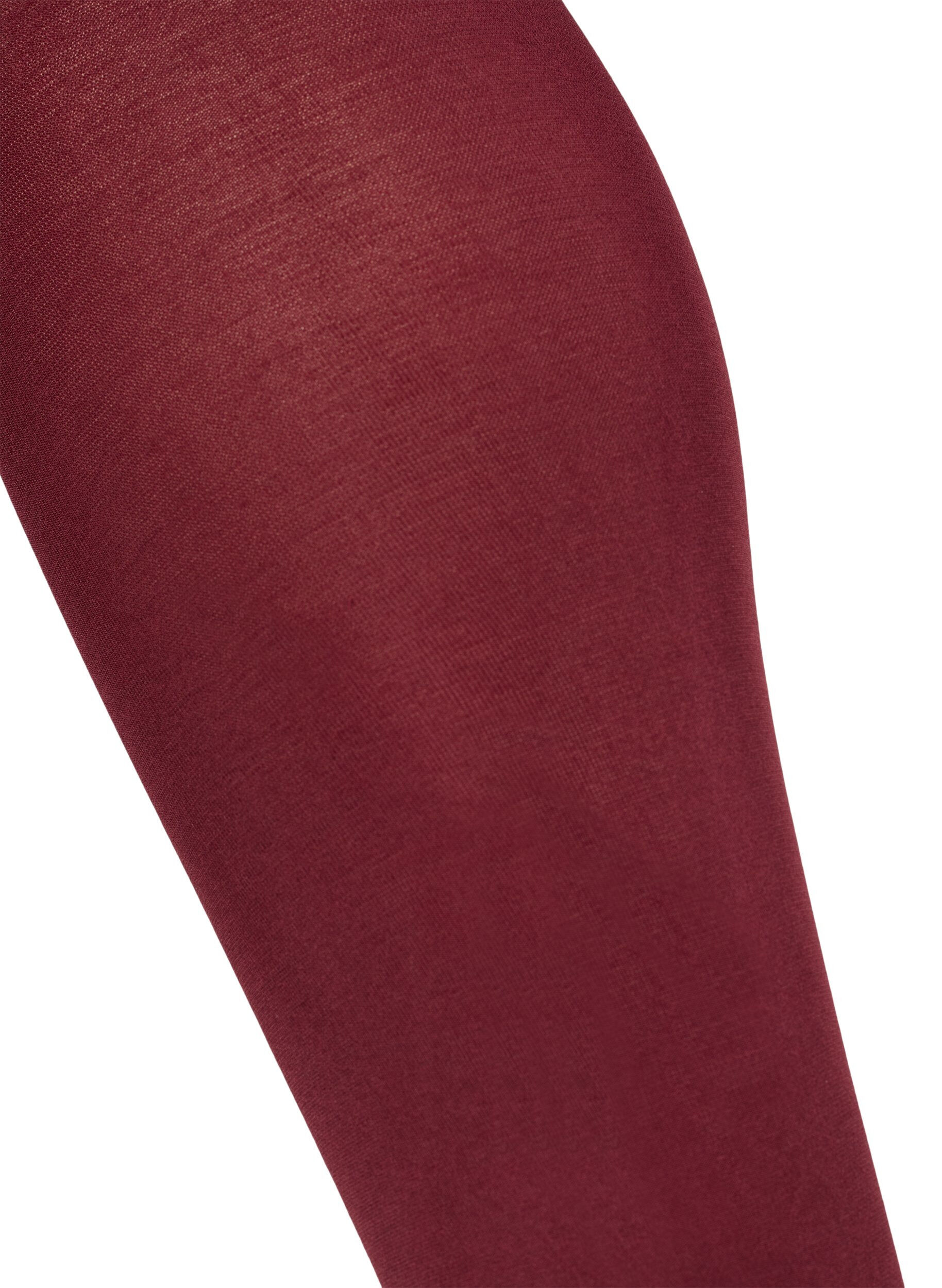 ZizziStrumpfhose 100 den, Dunkles Bordeaux, Packshot image number 1