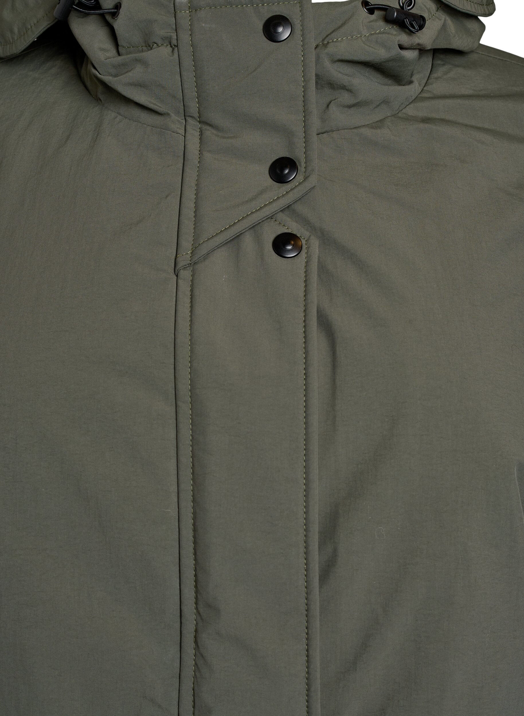 ZizziParka mit Kapuze und verstellbarer Taille, Gr&uuml;n, Packshot image number 2