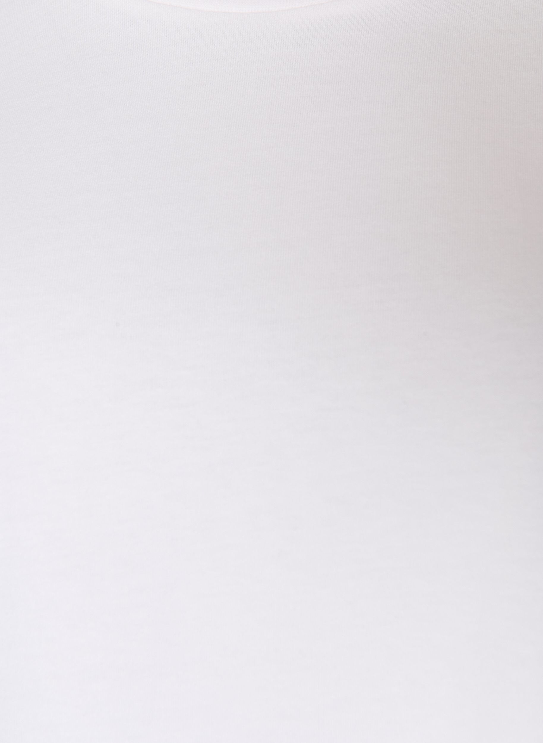 ZizziBasic T-Shirt mit langen &Auml;rmeln, Wei&szlig;, Packshot image number 2