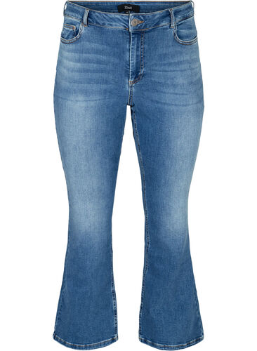 Ellen Bootcut Jeans, Blue denim, Packshot image number 0