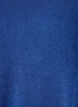Bluse aus Jersey mit gerippter Struktur und A-Linien-Passform, Blau, Packshot image number 2