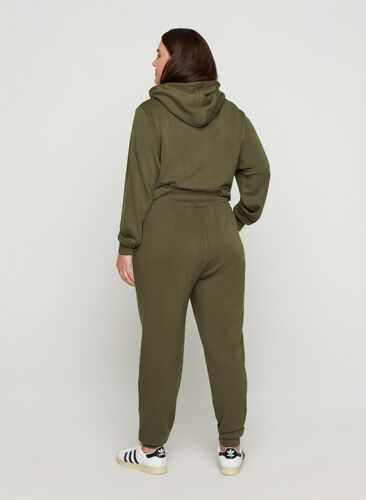 Sweatpants mit Taschen und Kordelzug, Ivy Green, Model image number 1