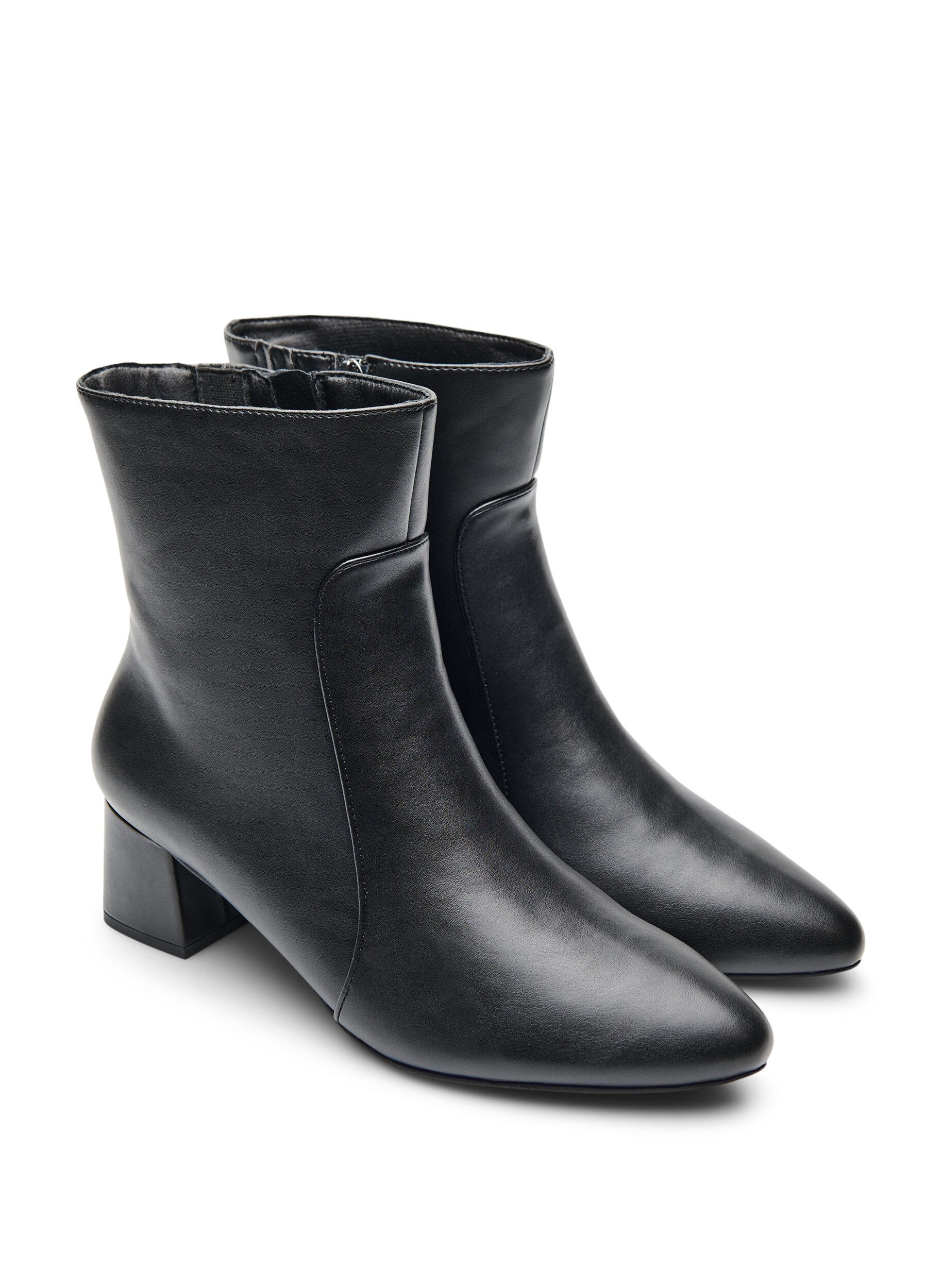 ZizziExtra-Weite - Stiefeletten mit Blockabsatz, Schwarz, Packshot image number 1