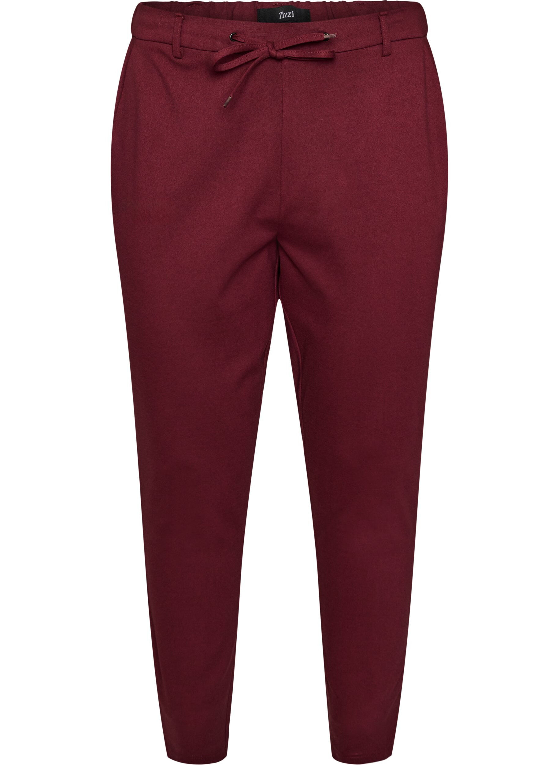 ZizziCropped Maddison Hose, Rot, Packshot image number 0