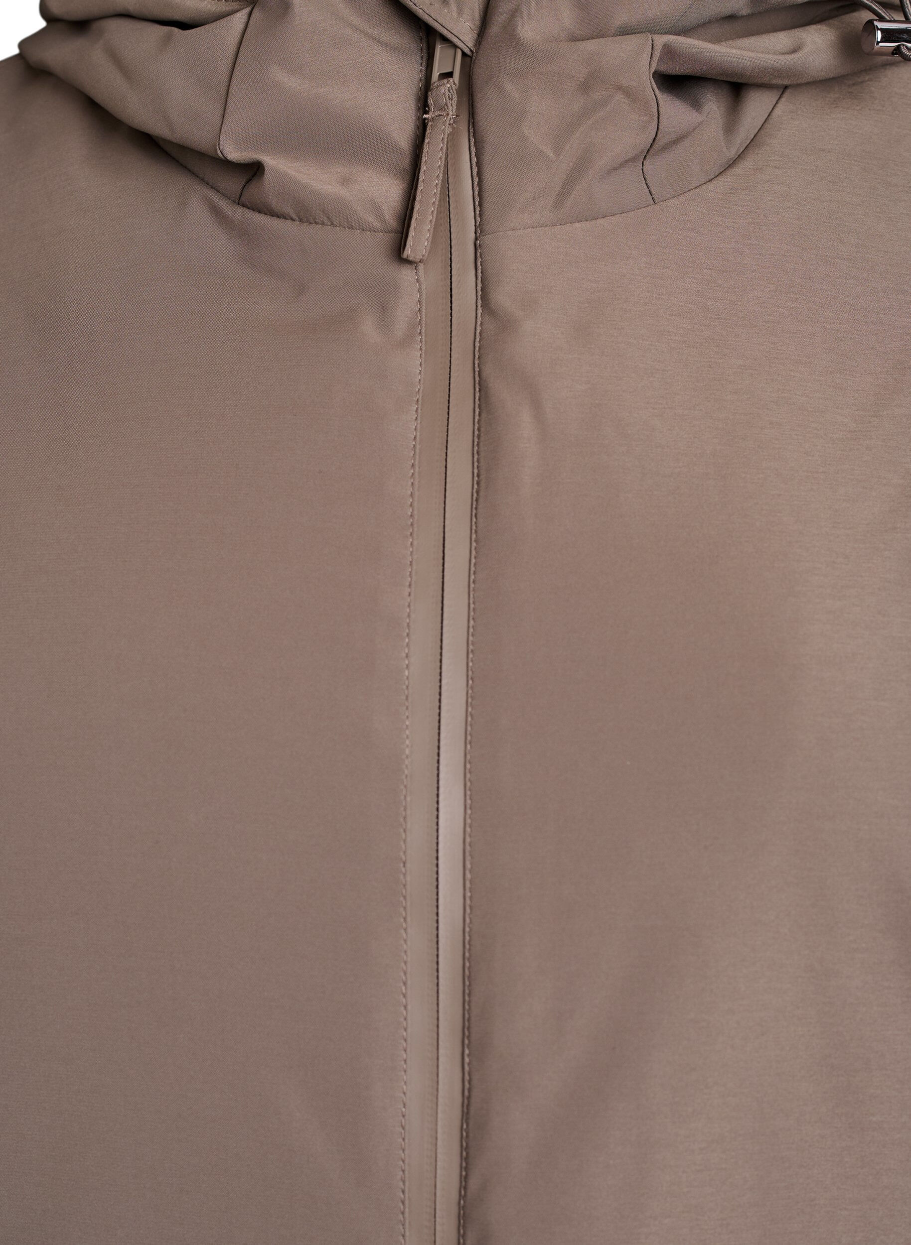 ZizziWinterjacke mit verstellbarer Taille, Braun, Packshot image number 2