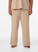 Hoch taillierte Loungehose mit geraden Beinen, Beige, Model image number 2