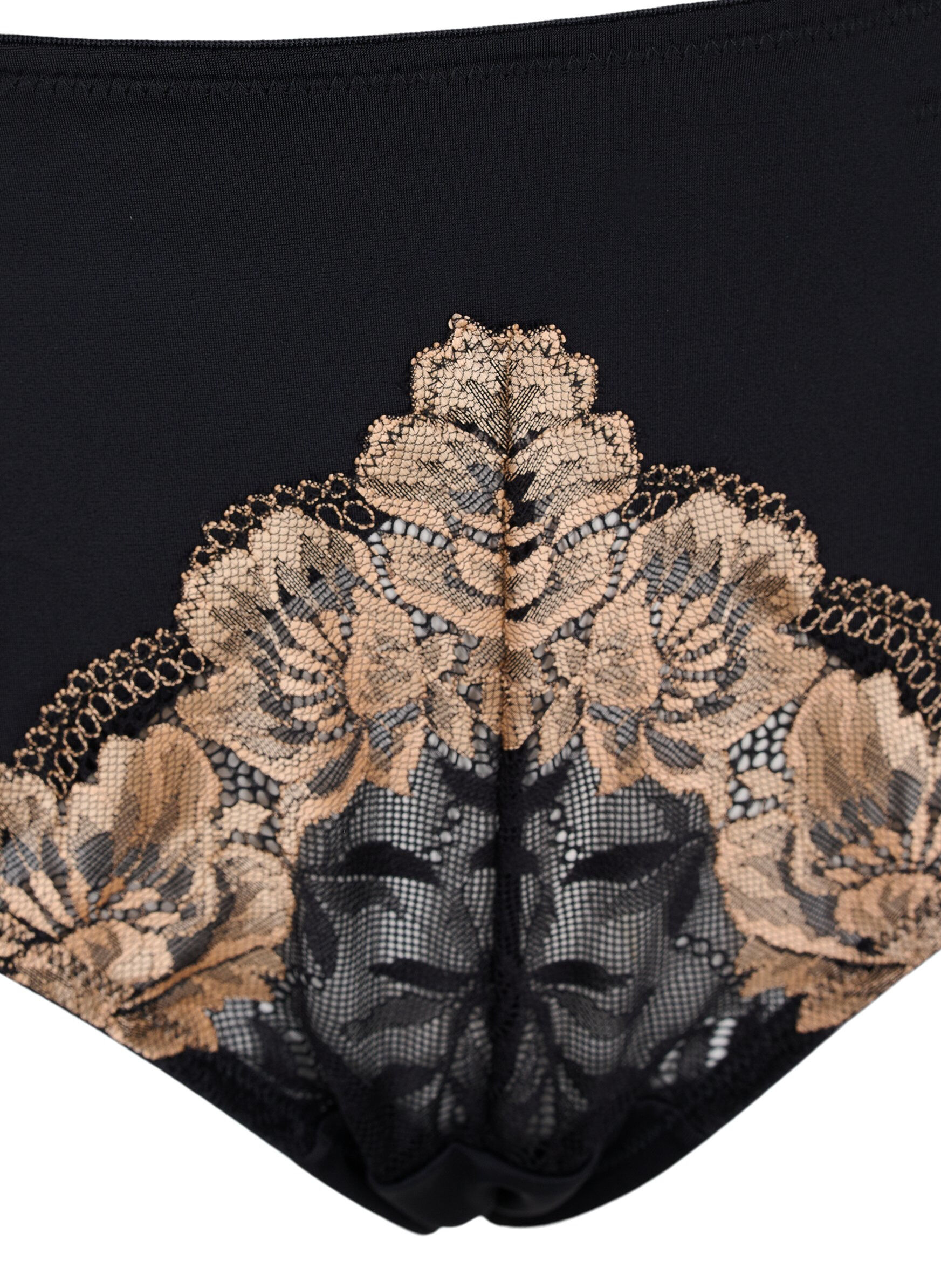ZizziTai Panty mit Spitze, Black, Packshot image number 2