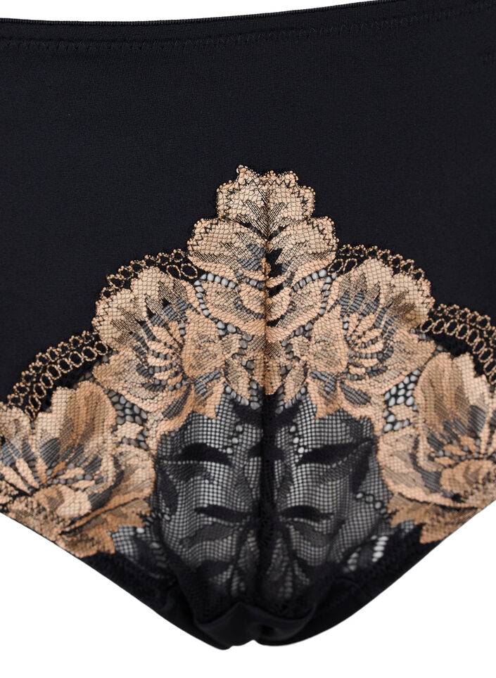 Tai Panty mit Spitze, Black, Packshot image number 2