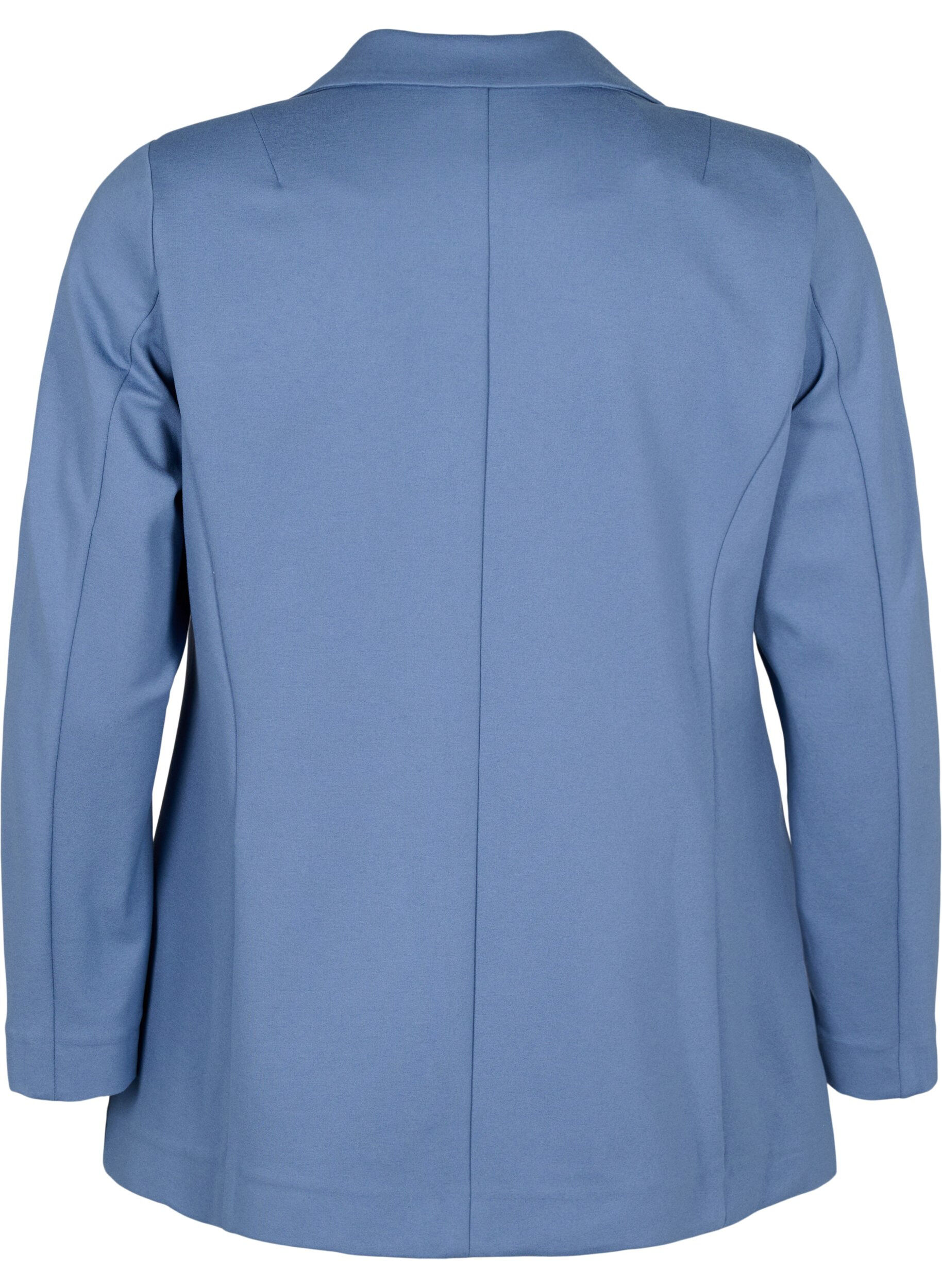 ZizziSchlichter Blazer mit Knopfverschluss, Blau, Packshot image number 1