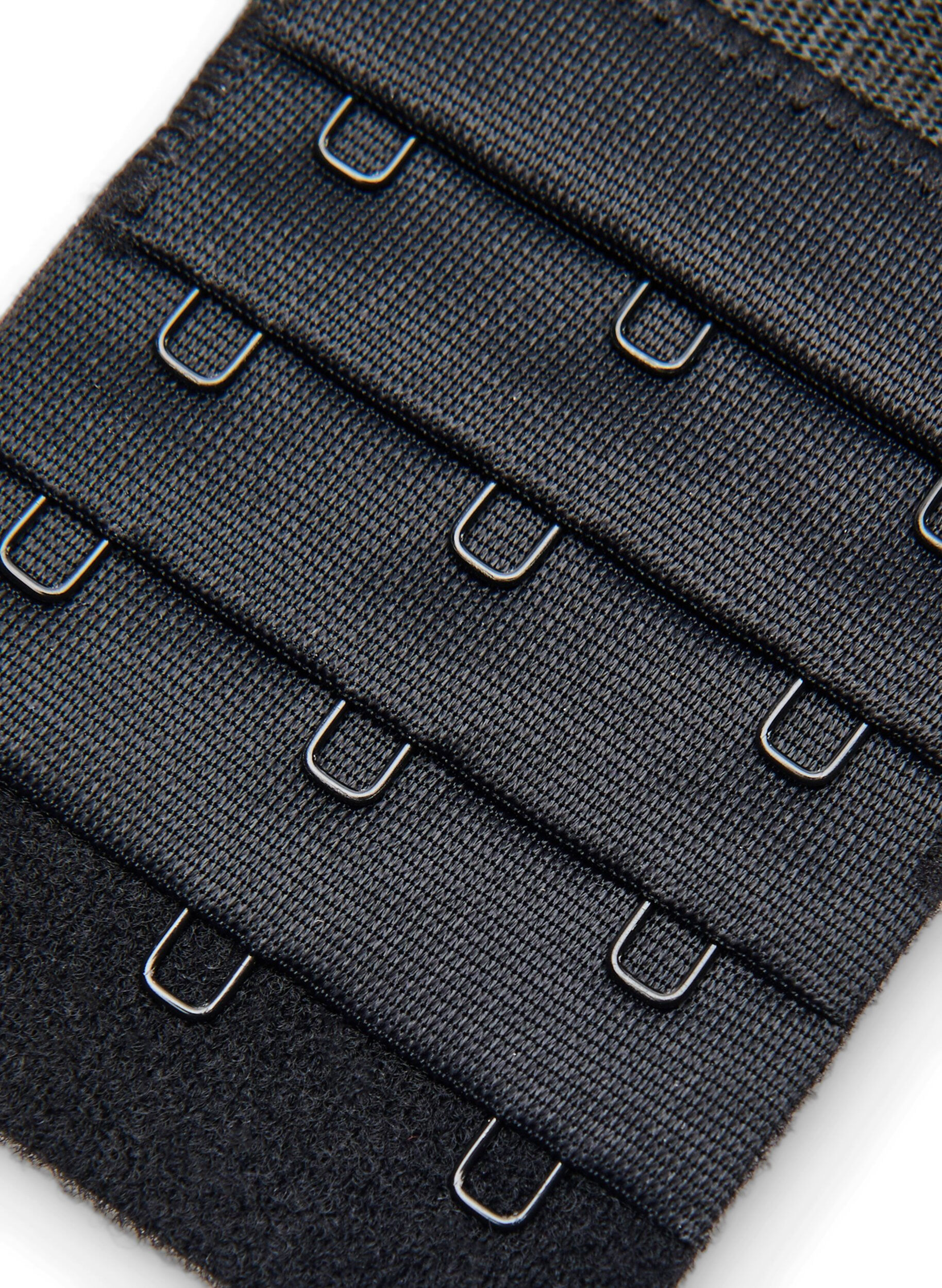 ZizziBH-Verl&auml;ngerung mit drei H&auml;kchen, Schwarz, Packshot image number 2