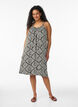 Midi-Tr&auml;gerkleid aus Bio-Baumwolle, Schwarz, Model image number 1