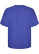 T-Shirt aus Bio-Baumwolle mit kleinem Frontmotiv, Blau, Packshot image number 1