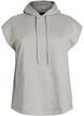 Sweatweste mit Kapuze und Schulterpolstern, Grau, Packshot image number 0