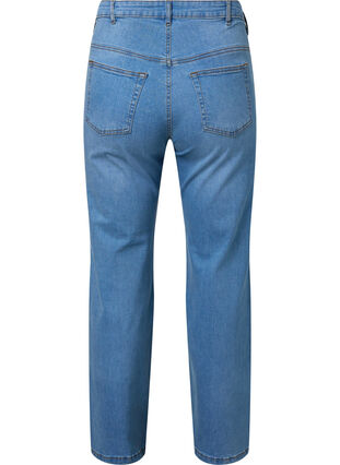 Hoch taillierte Gemma-Jeans mit normaler Passform, Light blue, Packshot image number 1