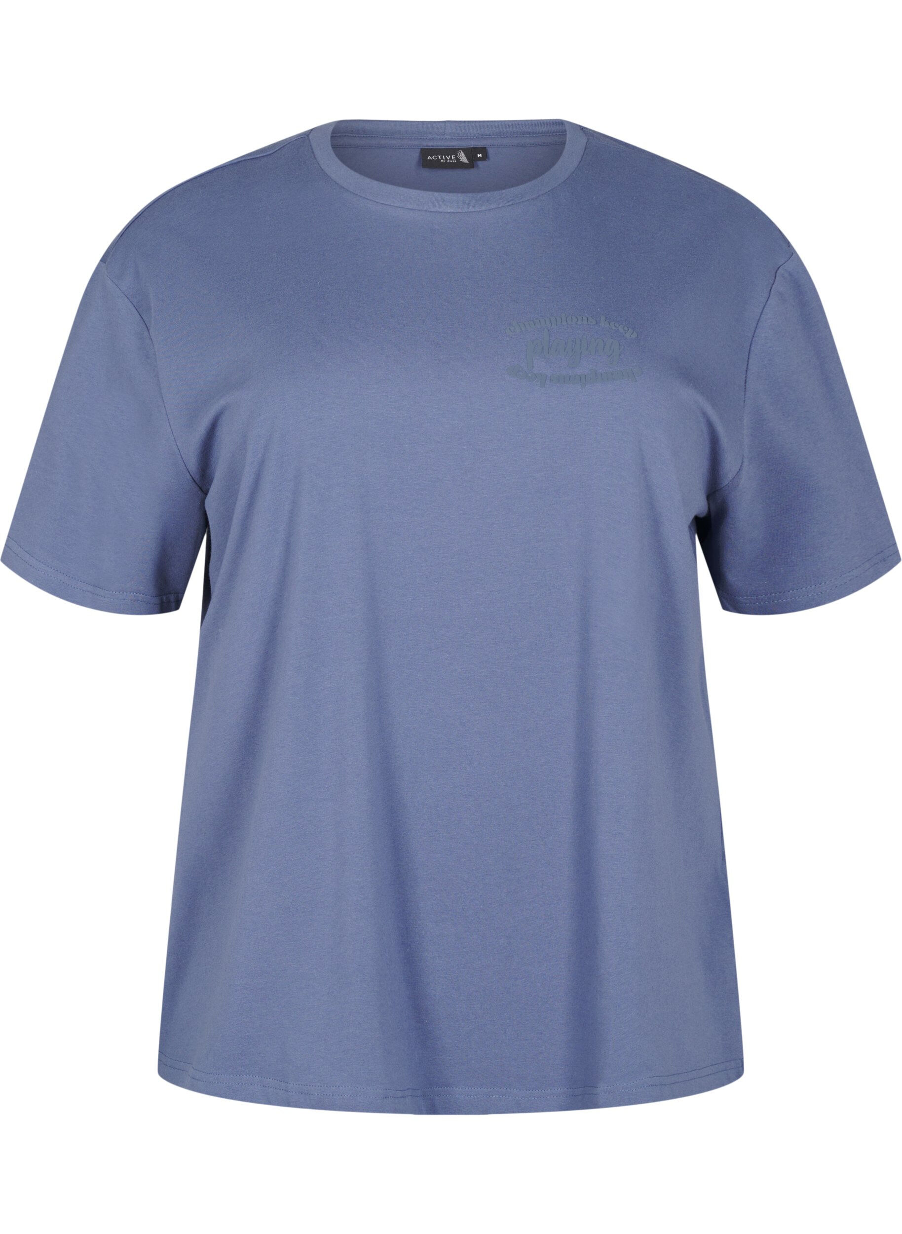 ZizziSportliches T-Shirt aus Bio-Baumwolle, , Packshot image number 0