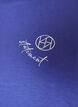 T-Shirt aus Bio-Baumwolle mit kleinem Frontmotiv, Blau, Packshot image number 2