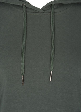 Sweatshirt mit Kapuze und Tasche, Thyme, Packshot image number 2