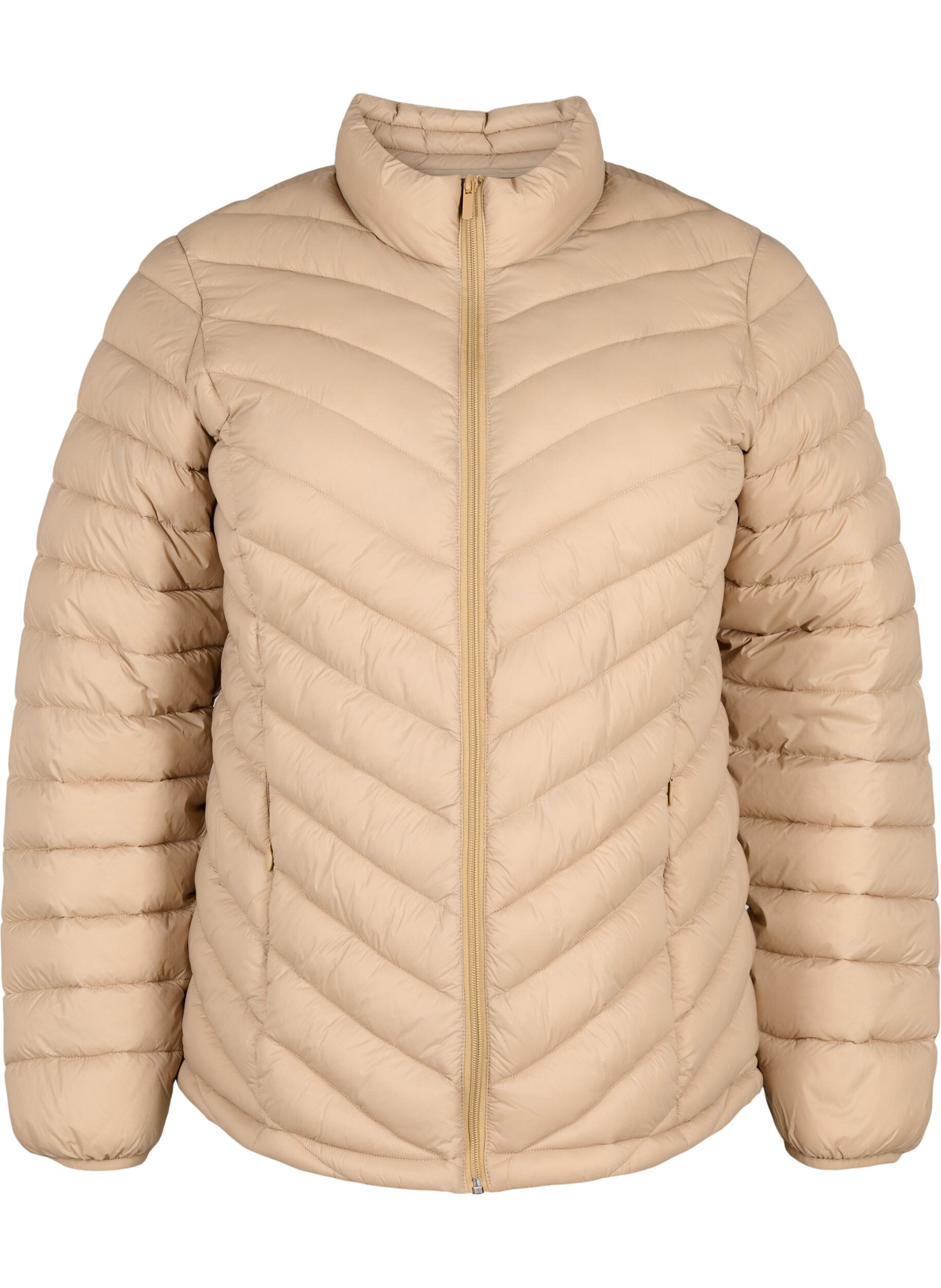 ZizziLeichte Jacke mit Taschen, Braun, Packshot image number 0