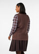 &Auml;rmellose Strickweste mit Zierkn&ouml;pfen, Braun, Model image number 2