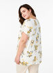 T-Shirt mit floralem Print, Gelb, Model image number 2
