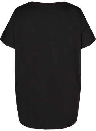 Oversize Nachtshirt aus Bio-Baumwolle, Black, Packshot image number 1