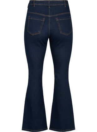 Ellen Bootcut-Jeans mit hoher Taille, Raw Unwash, Packshot image number 1