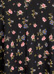 Kleid mit kurzen &Auml;rmeln und V-Ausschnitt, Schwarz, Packshot image number 2