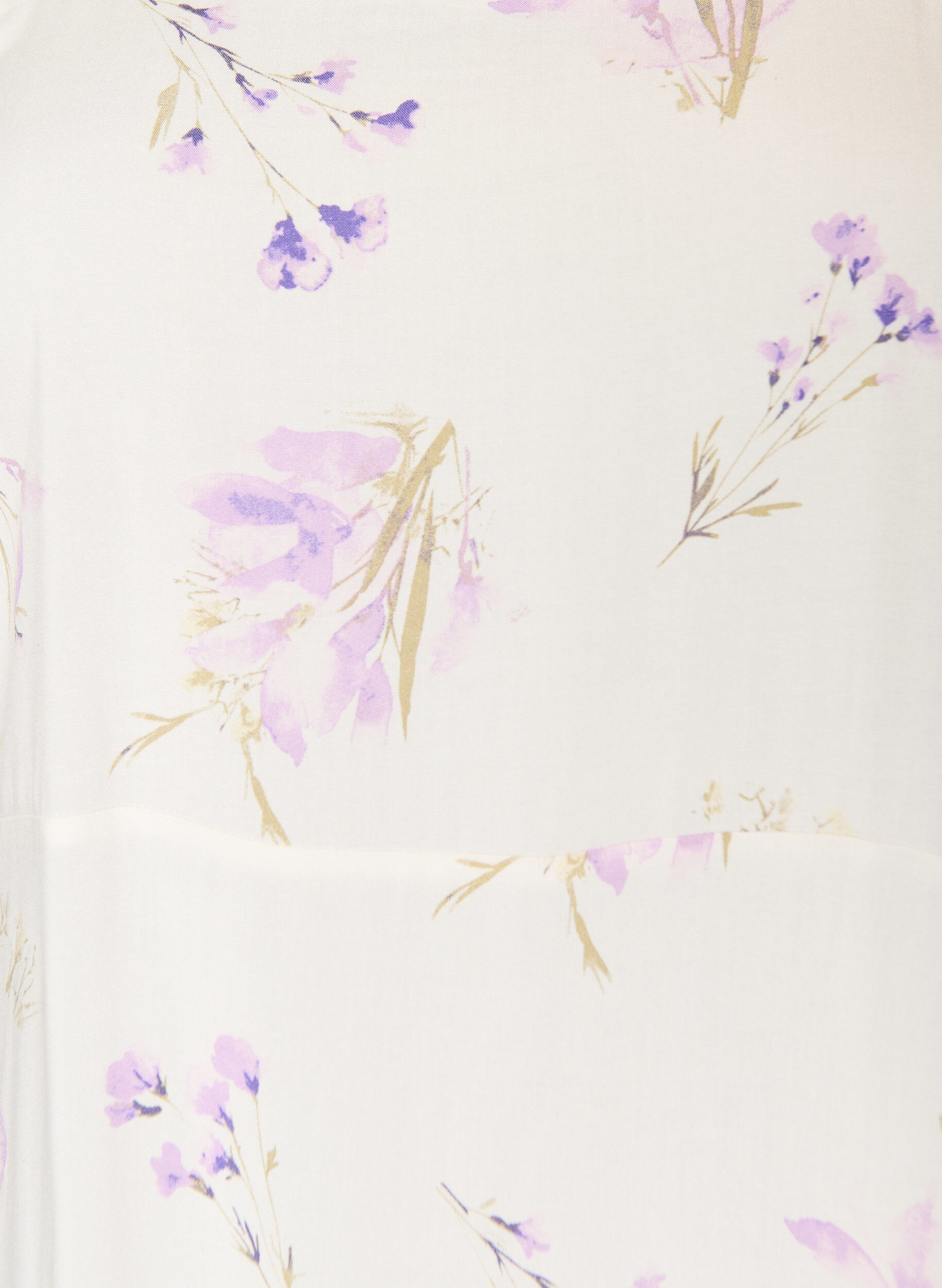 ZizziSummer dress with wide straps, White, Packshot image number 2