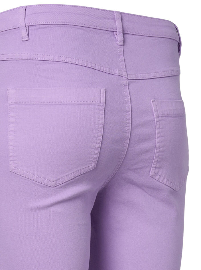 Hochtaillierte Amy Jeans in Super Slim Fit, Lavender, Packshot image number 3