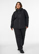 Skijacke mit Kapuze und Rei&szlig;verschlusstaschen, Schwarz, Model image number 1