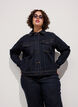 Klassische Jeansjacke mit Kontrastn&auml;hten, Blau, Model image number 0