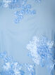Mesh-Kleid mit floralen Applikationen, Blau, Packshot image number 2