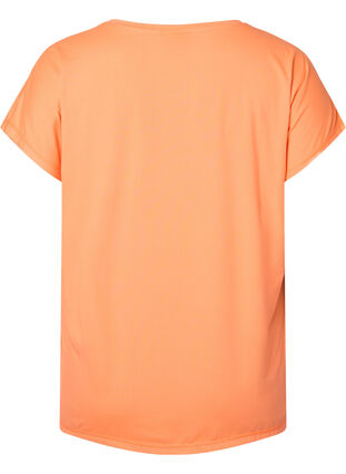 Kurzärmeliges Trainings-T-Shirt, Neon Orange, Packshot image number 1