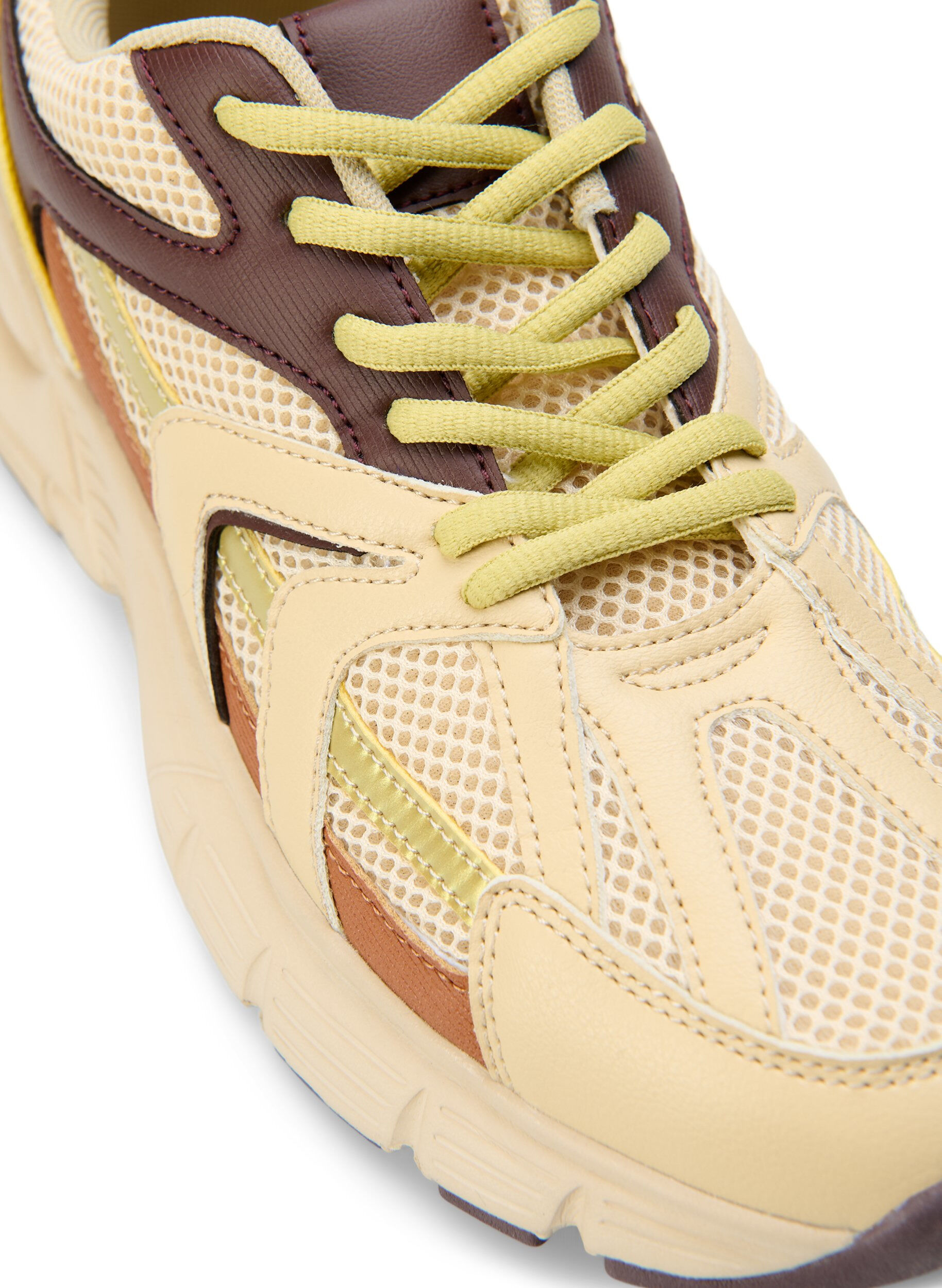ZizziWide Fit Sneakers, Beige Brown, Packshot image number 2